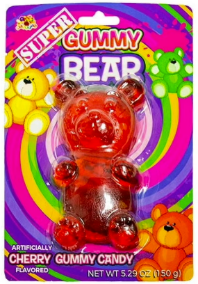 Alberts Super Gummy Gummy Bear 12ct
